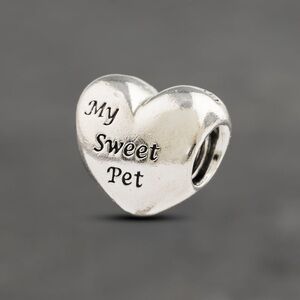 Pandora Silver Heart Pet Charm